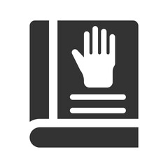 Oath honesty book icon