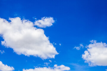 blue sky with white clouds
