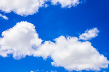 blue sky with white clouds