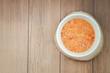 Thai spicy sauce seafood