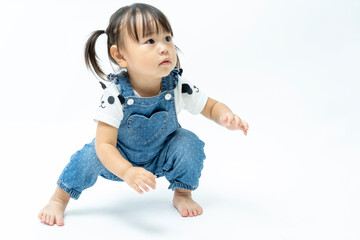 かわいい二歳児の女の子