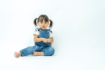 かわいい二歳児の女の子