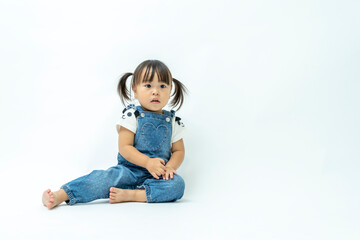 かわいい二歳児の女の子