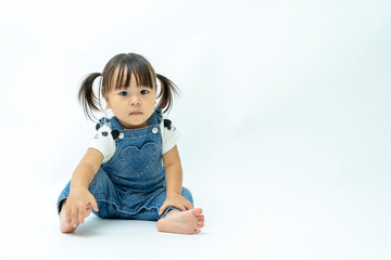 かわいい二歳児の女の子