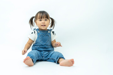 かわいい二歳児の女の子