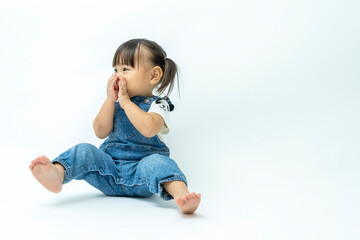 かわいい二歳児の女の子