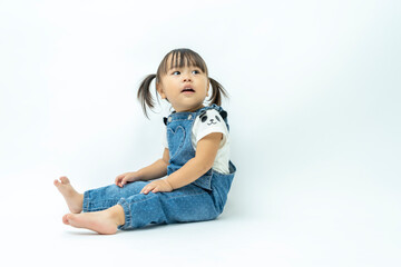 かわいい二歳児の女の子