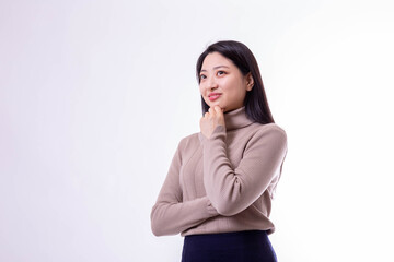 Fototapeta premium 考える女性