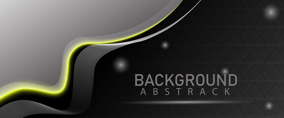 background black white in the shape yellow light vektor illustrator