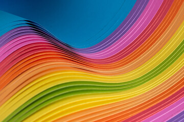 Rainbow Origami Papers
