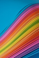 Rainbow origami papers