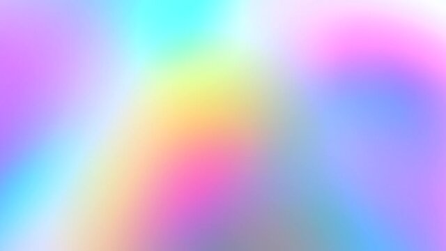 Colorful rainbow bright blurry abstract moving background. Pink purple teal blue yellow gradient
