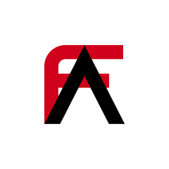 Illustration Vector Graphic of Modern FA Letter Logo. Perfect to use for Technology Company