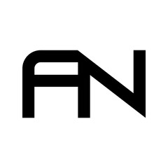Illustration Vector Graphic of Modern FN Letter Logo. Perfect to use for Technology Company
