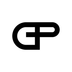 Illustration Vector Graphic of Modern GP Letter Logo. Perfect to use for Technology Company