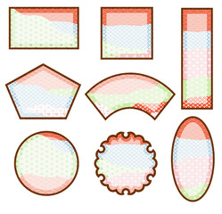 和柄ラベル　継ぎ紙