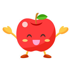 喜ぶりんごのキャラクター