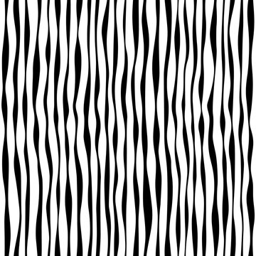Simple and seamless striped pattern in vector material,