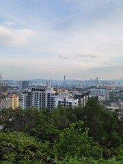 Blue Sky in Kuala Lumpur, Malaysia