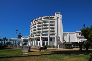 Vina del Mar, Chile - 30 Dec 2019: The casino in Vina del Mar, Chile