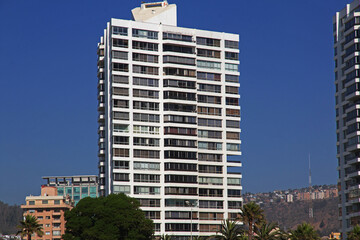 Fototapeta premium The seafront of Vina del Mar, Chile