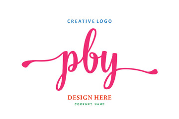 PBY lettering logo is simple, easy to understand and authoritative
