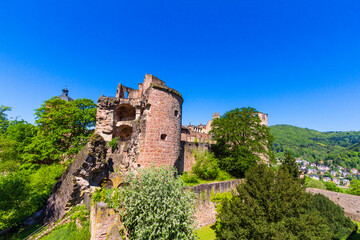 Fototapeta na wymiar Heidelberg Castle in Heidelberg, Germany.