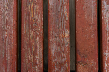 Old rustic light bright wooden texture. Close view of wooden plank table.