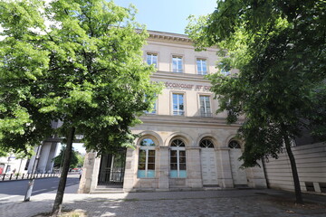 Fototapeta na wymiar Le ministère de l'économie et des finances, à Bercy, vu de l'extérieur, ville de Paris, France