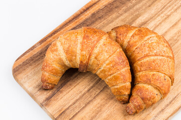 Fresh baked croissants