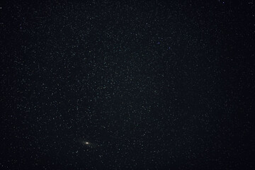 sky in the night with stars planets and comets