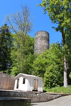 Freilichtb&uuml;hne vor Burg Lichteneck