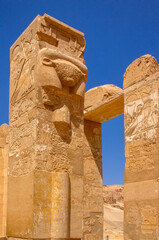 Statues in the Mortuary Temple of Hatshepsut, Egypt