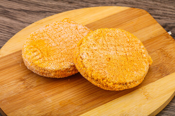 Raw chicken cutlet for roast