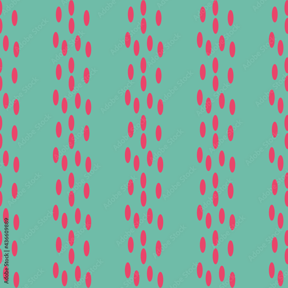 Poster Vertical dots vector repeat pattern print background
