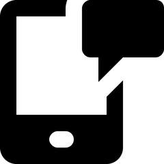 Sms Vector Solid Icon