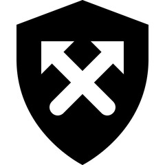 Antivirus Glyph Vector Icon 