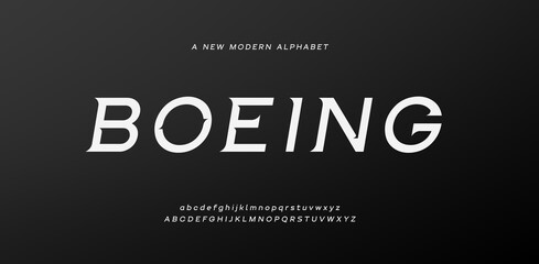 Sport Modern Alphabet Font. Typography urban style fonts for technology, digital, music, movie logo design