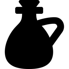 Jug Glyph Vector Icon