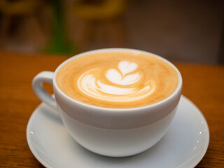 coffee with milk, cappuccino, cream