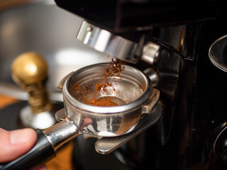 tempering coffee for espresso