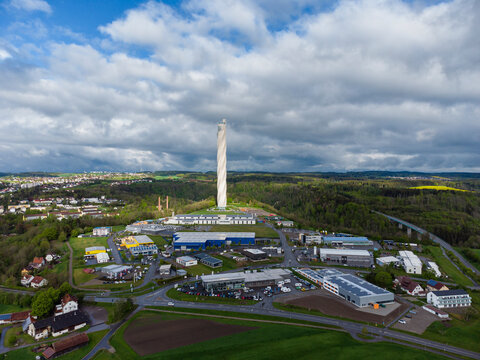 Der TK Elevator Testturm bei Rottweil