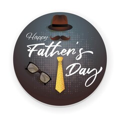 vector illustration for happy Fathers day