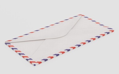 Realistic 3D Render of Paper Envelope
