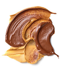 chocolate cream and peanut butter