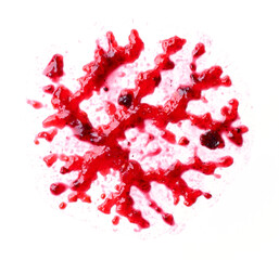 decorative print of red jam