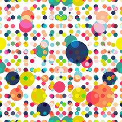 Dots background, pattern. Polka design vector.