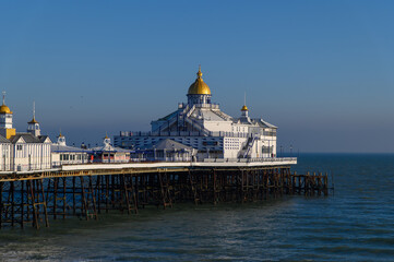 Eastbourne pier in winter sun