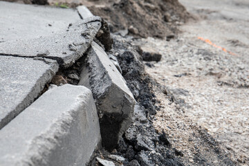 Road repair and reconstruction of water supply and sewerage in the city