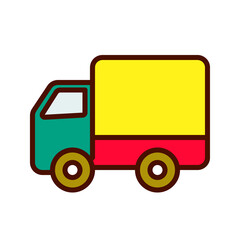 カラフルアイコン　トラック